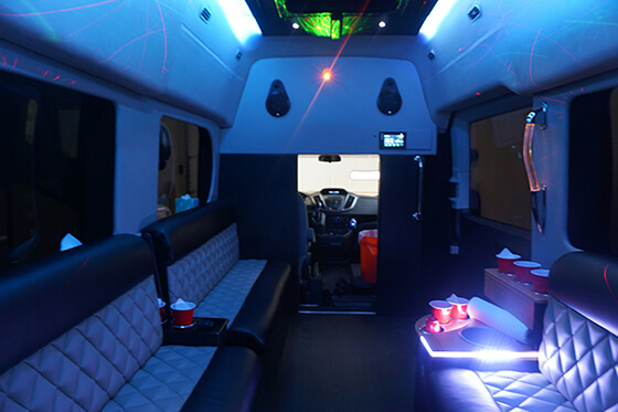 sprinter van with stereo system