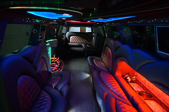 limousine with full bars