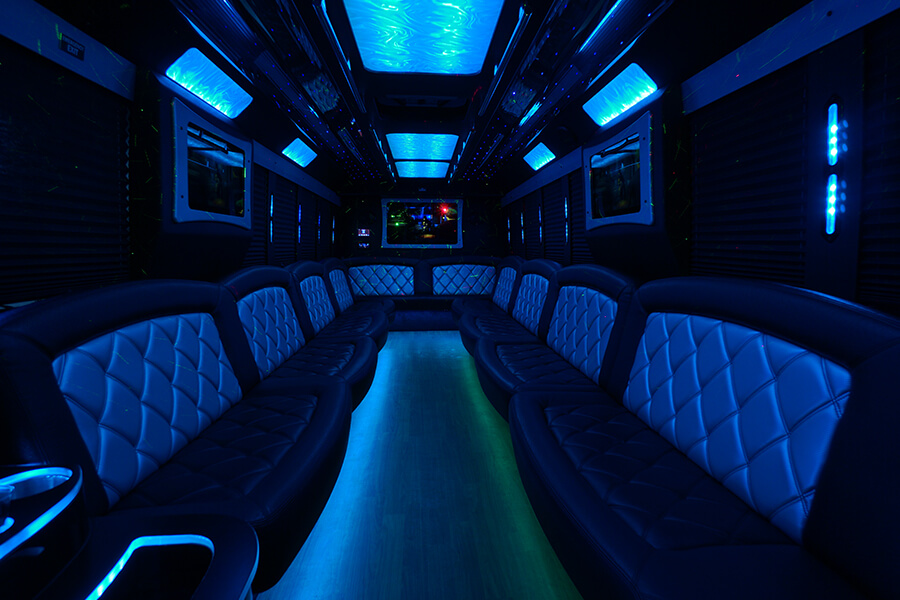 party bus with more space for a large group