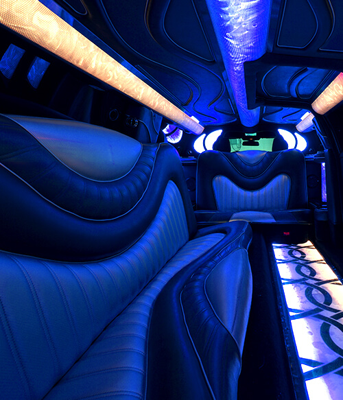 Salt Lake City limousine interior